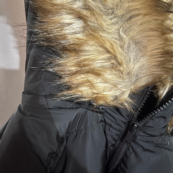 Lane Bryant Black Faux Fur Ski Parka 18/20 - Picture 4 of 5